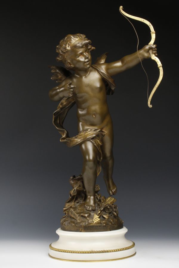 フランス彫刻家オーギュスト・モロー「 LA GRANDE SOEUR Sold at Auction: Auguste Moreau, Auguste MOREAU (1834-1917