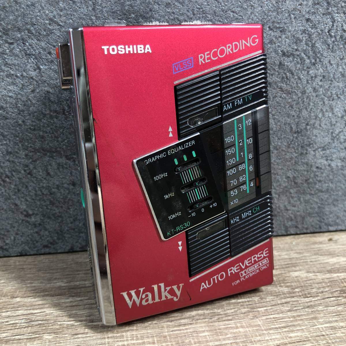 80年代 TOSHIBA 東芝 Walky ウォーキー KT-RS1 ウォークマン 箱