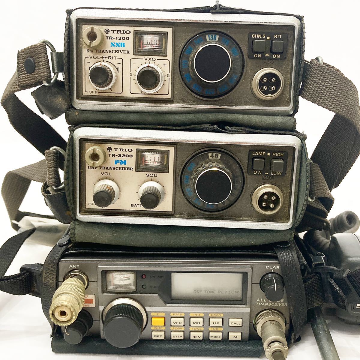 【目立った傷や汚れなし】YAESU FT690 mkⅡ VHF FM/SSB MODE TRANSCEIVER MH10E8/ TRIO TR1300 6m SSB/TR3200