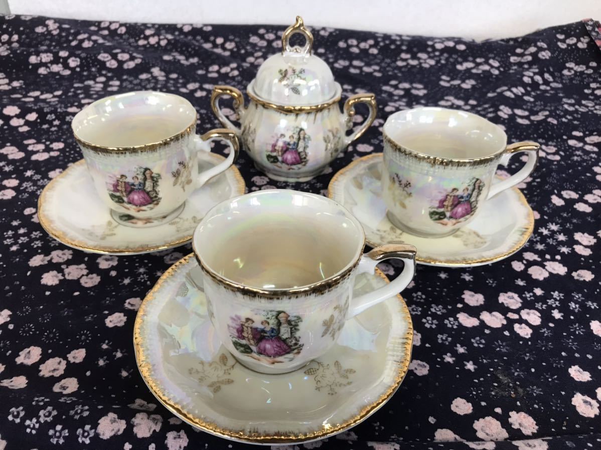 傷や汚れあり】Y 食器2☆昭和レトロ☆Fancy China Japan ファンシー