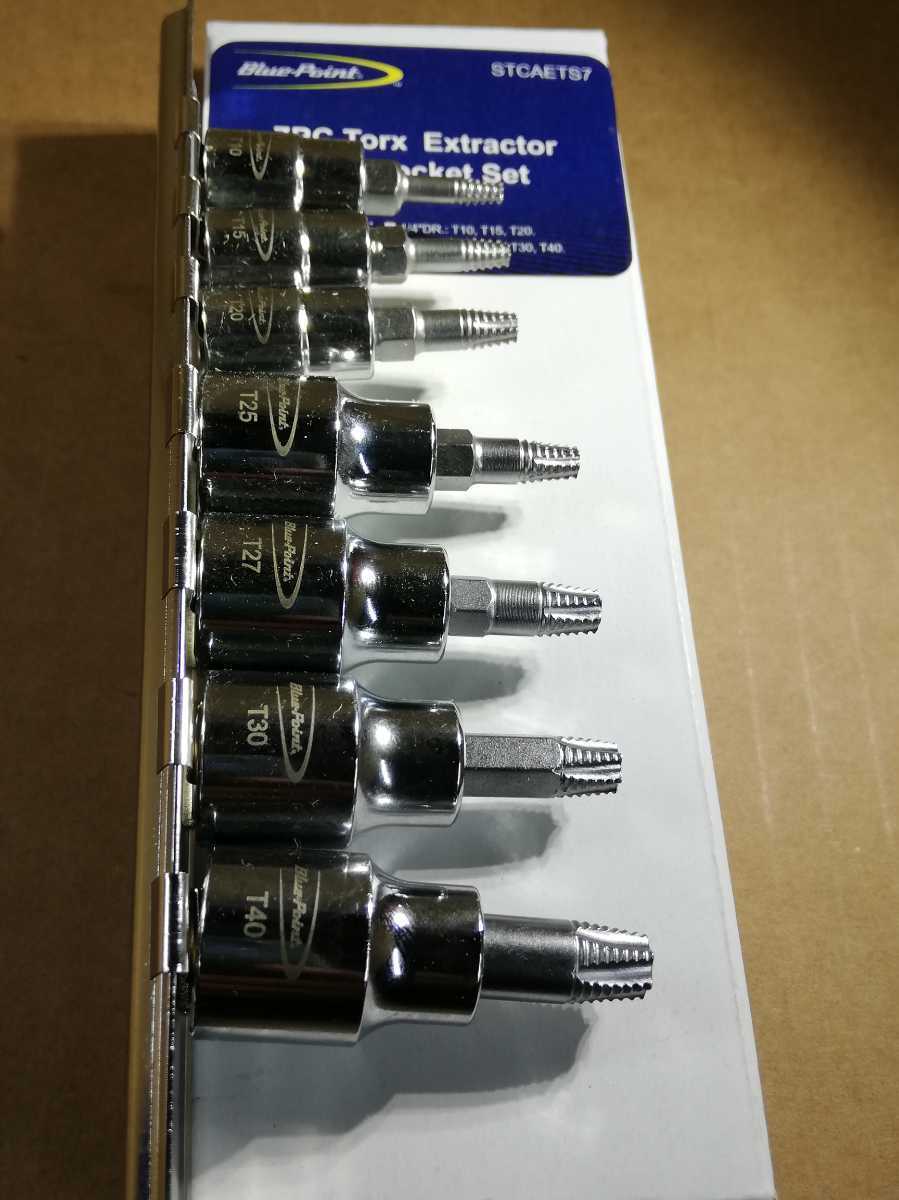 ブルーポイント ヘックス トルクス エキストラクター スナップオン セット