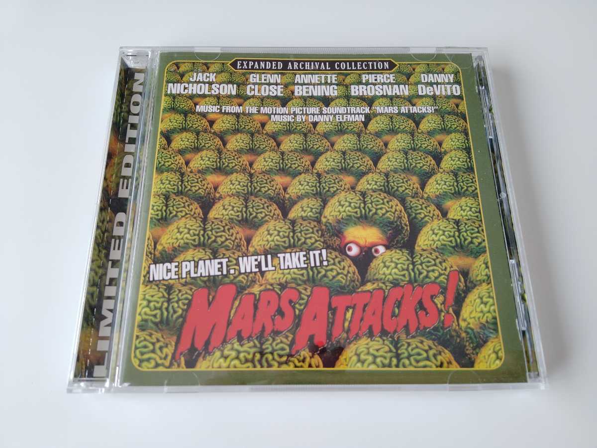 【目立った傷や汚れなし】【3000プレス限定/09年EXPANDED盤】MARS ATTACKS! SOUNDTRACK LLLCD1096
