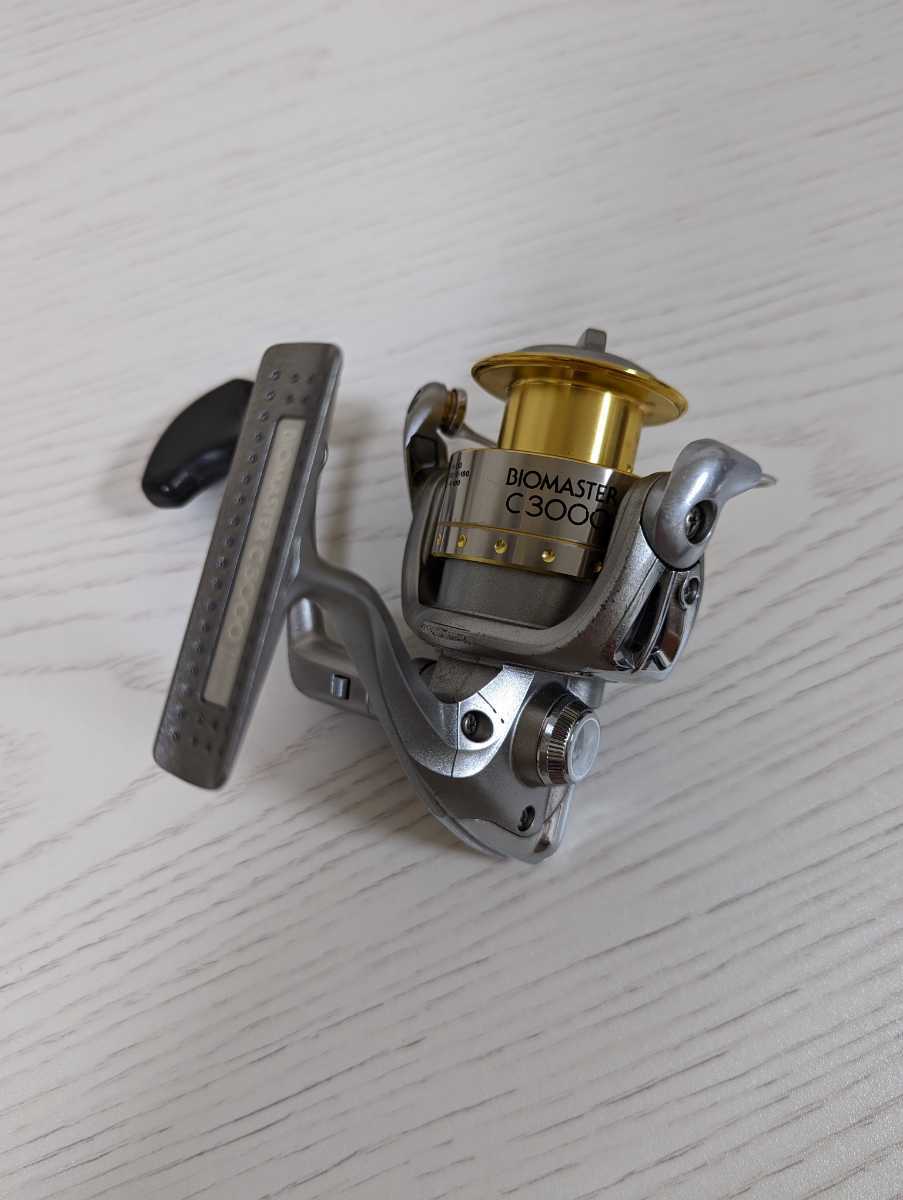 ★シマノ バイオマスター 1000 1000L ダブルハンドル 名機 SHIMANO BIOMASTER 日本製 ラインローラー交換 バス釣り