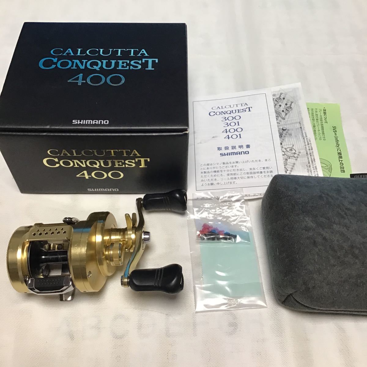 中古】最新型 シマノ 18 カルカッタコンクエスト 400 中古美品 の落札