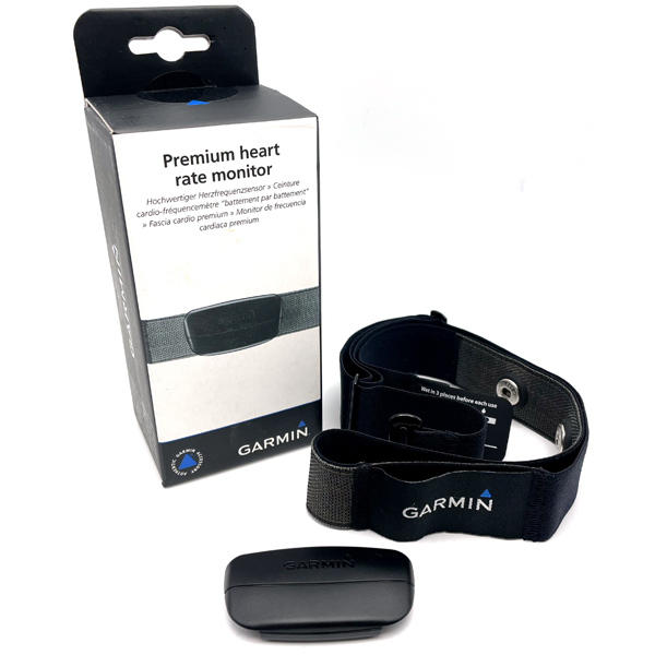 【目立った傷や汚れなし】GARMIN/ガーミン プレミアム ハートレートモニター＆ストラップ HRM3SS Premium Heart