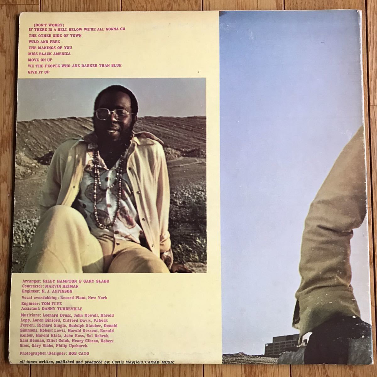 US盤LP☆Curtis Mayfield/SWEET EXORCIST カーティス メイ