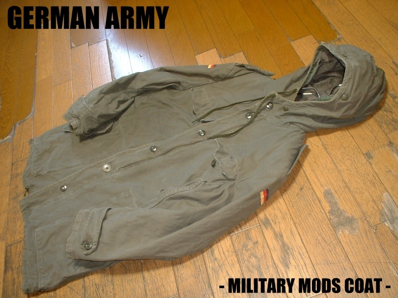 希少カラー German Army ドイツ軍 2WAY ボアライナー モッズコート 希少カラー German Army ドイツ軍 2WAY ボアライナー モッズコート
