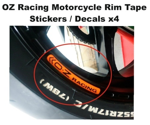 【未使用】海外 限定品 送料込み OZ RACING BIKE WHEEL RIM Decal Sticker ホイル ステッカー シール ...