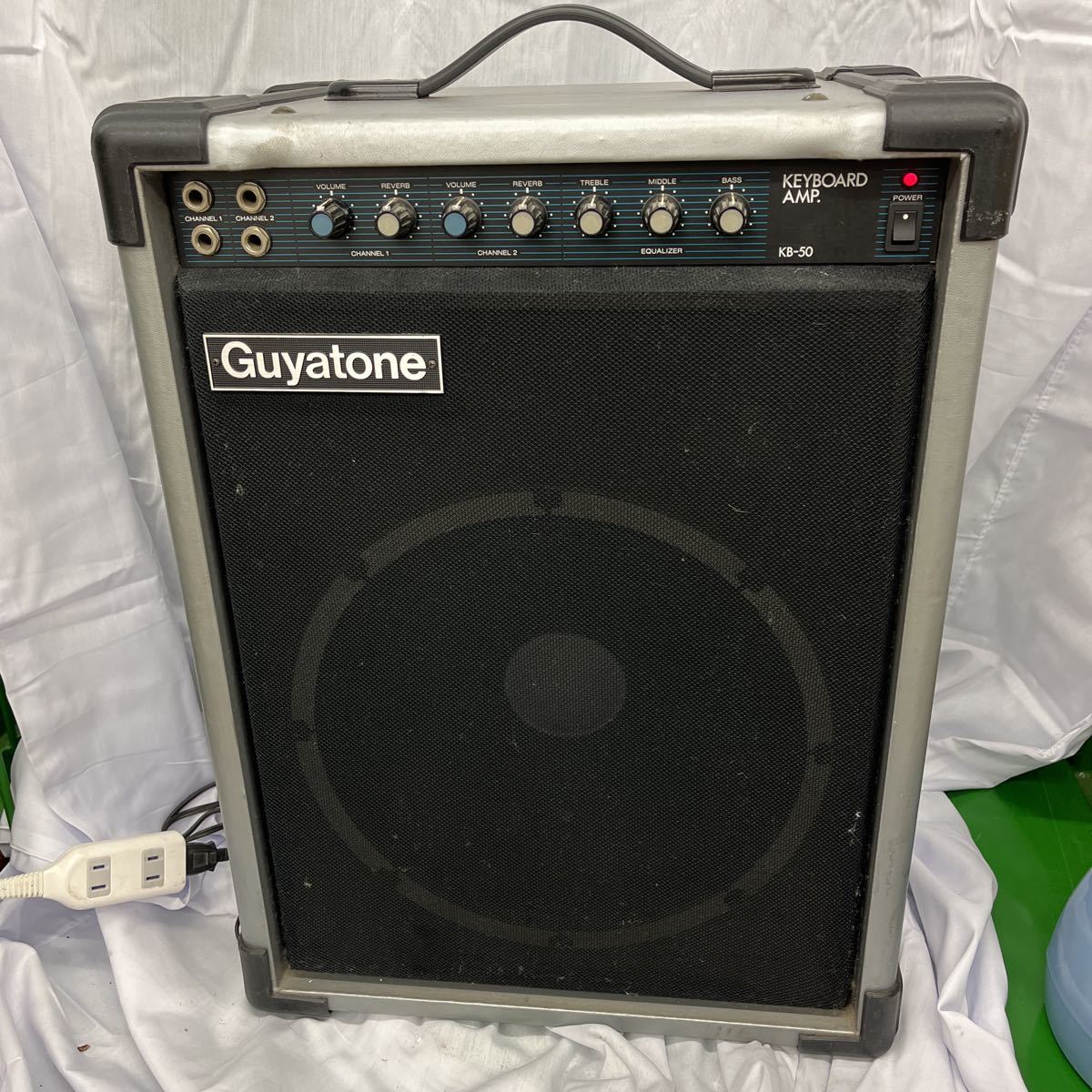 全体的に状態が悪い】510③☆41210-10 Guyatone KB-50 KEYBOARD AMP