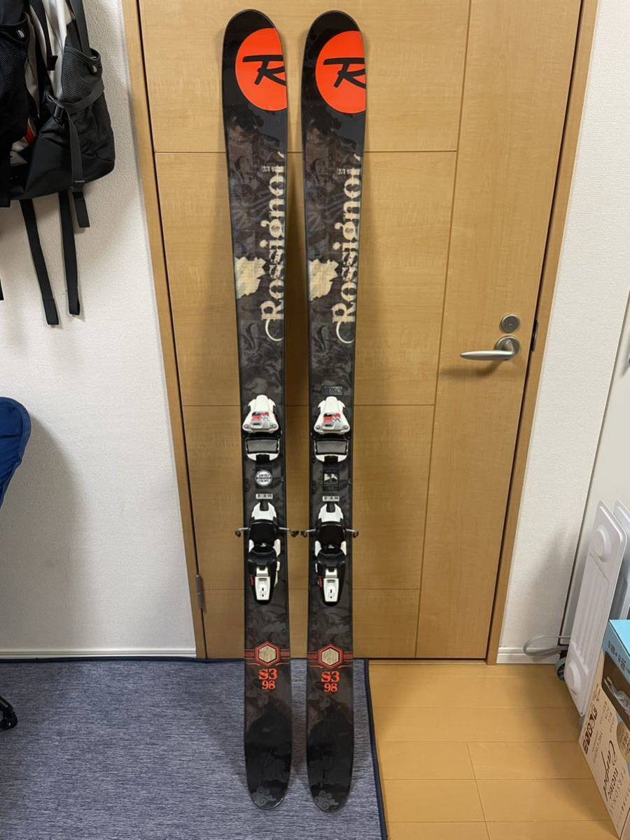やや傷や汚れあり】スキー板 ロシニョール s3 98 フリースタイルスキー