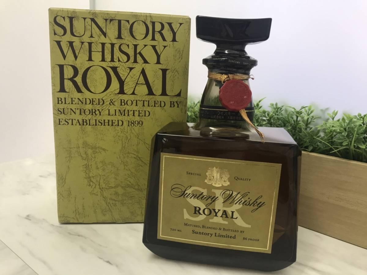 未使用】G519 1円～ SUNTORY WHISKY ROYAL LIMITED ESTABLISHED 1899