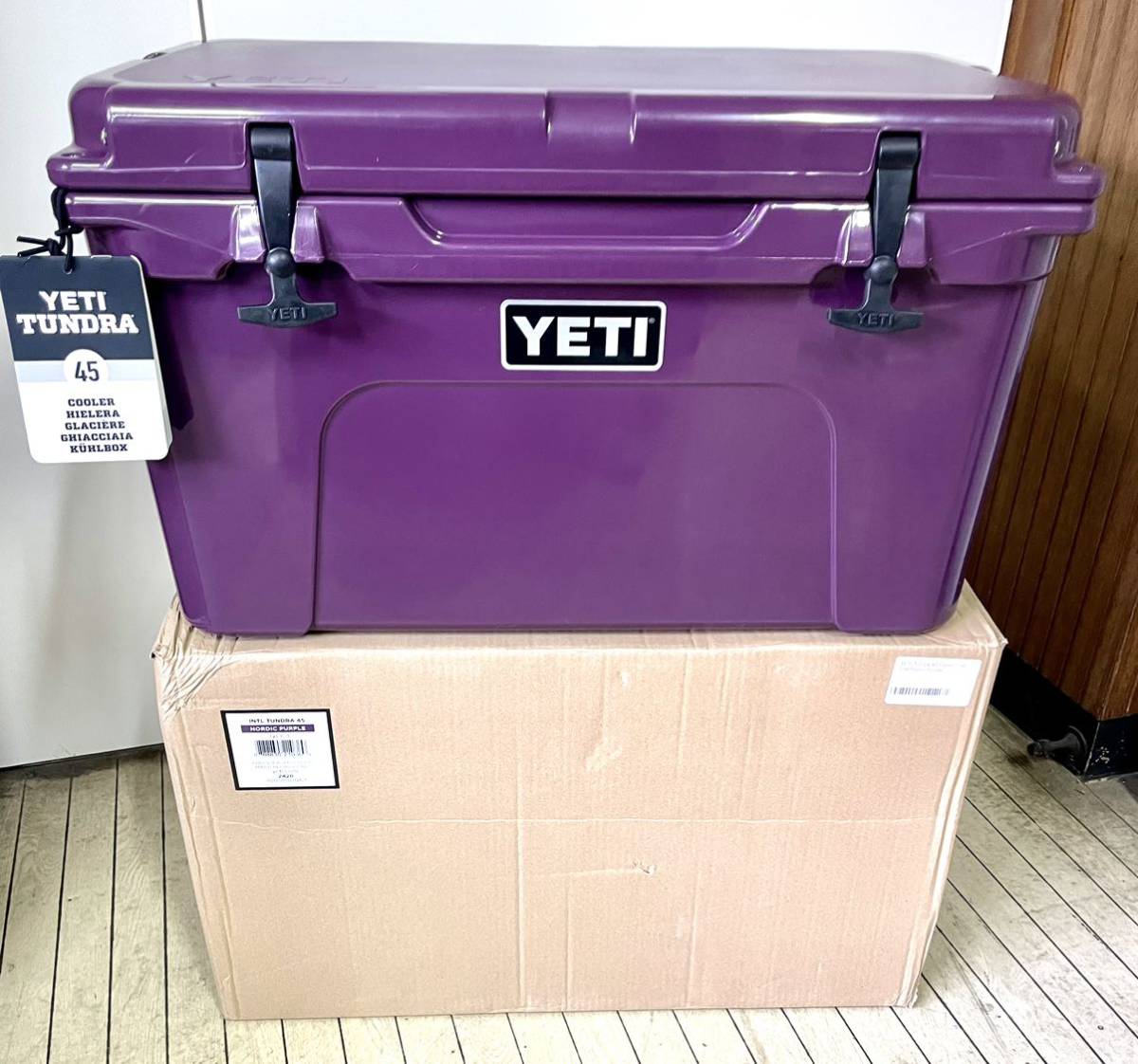 【未使用】YETI イエティ クーラーボックス Tundra45 限定色 ノルディックパープル タンドラの落札情報詳細 ヤフオク落札価格