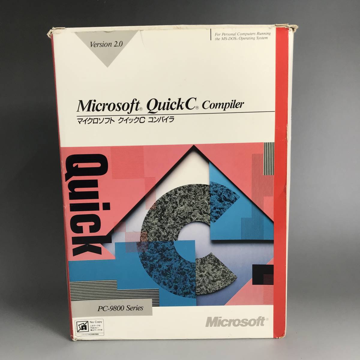 PC-9800Series Microsoft QuickC Compiler Version 2.0 PC-9800Series Microsoft QuickC Compiler Version 2.0