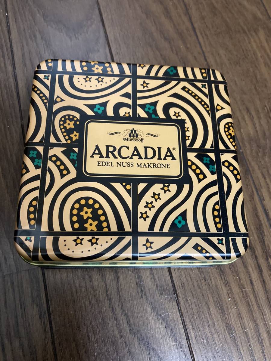 【目立った傷や汚れなし】モロゾフ morozoff ARCADIA アルカディア 缶 空き缶 アンティーク レトロの落札情報詳細 ヤフオク