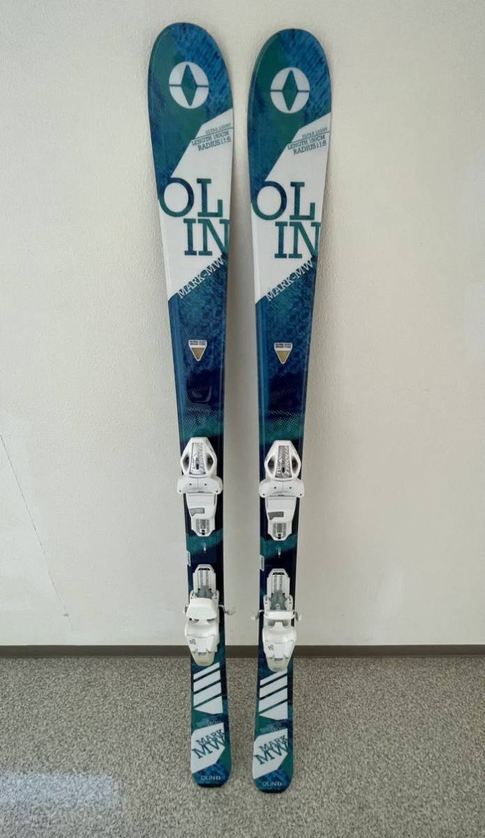 スキー板 160cmの通販 OLIN スキー板 ストックセット160cm グレー×白