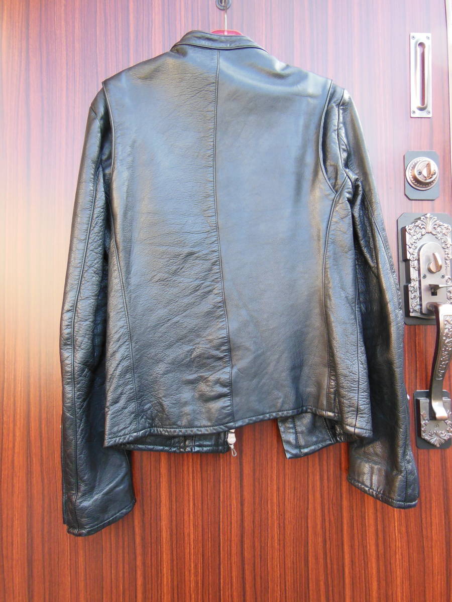 LITHIUM HOMME シングルライダース42 美品】LITHIUM HOMME 42 リチウムオム シングルライダース