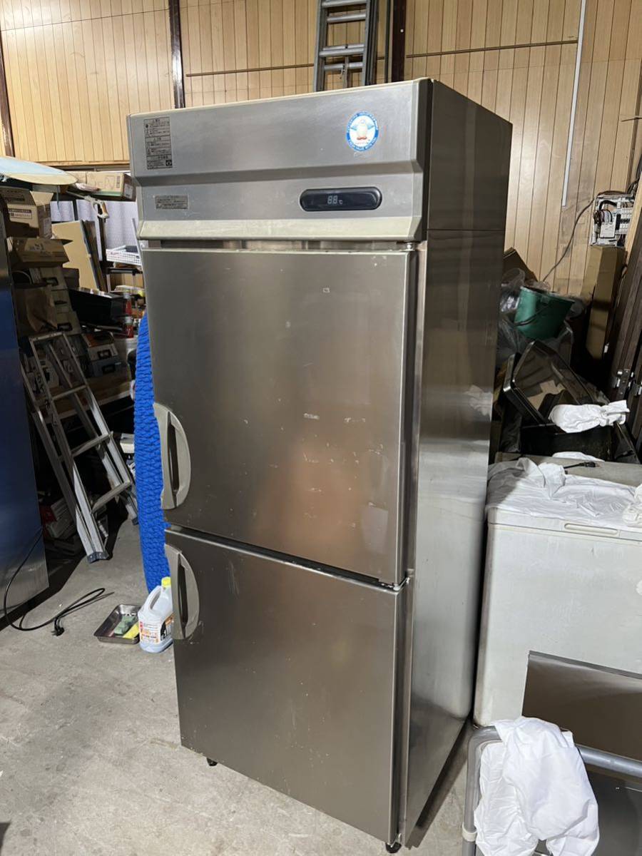 直接取引)フクシマ 冷蔵庫縦型 URN-080RM6 薄型