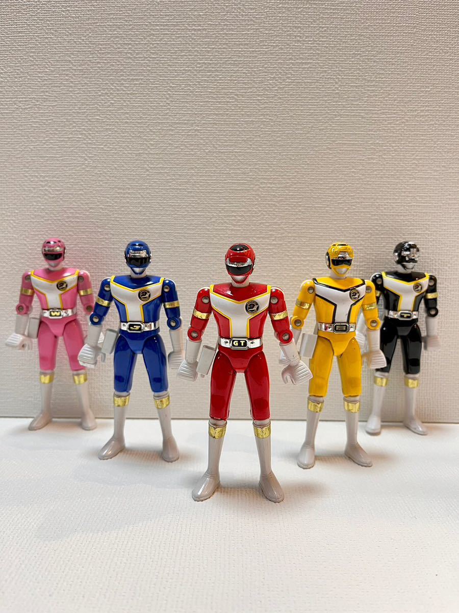 やや傷や汚れあり】バンダイ 高速戦隊ターボレンジャー 超合金 1989年