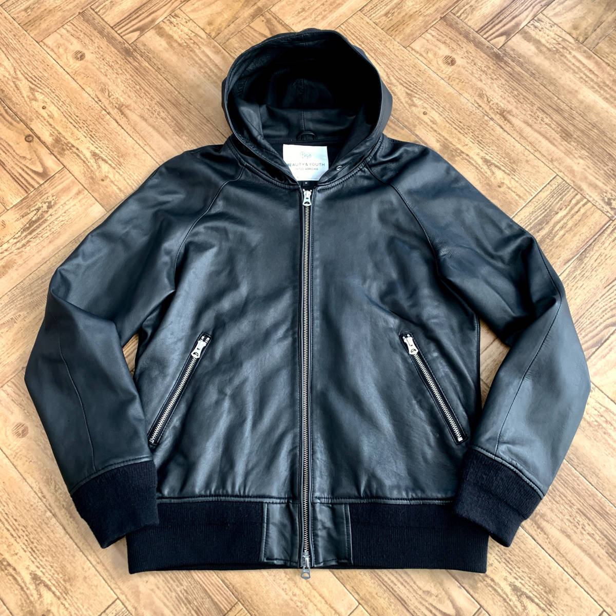 UNITED ARROWS ラムレザージャケット ブラック L UNITED ARROWS