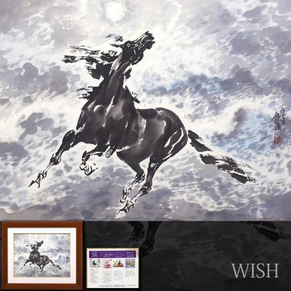 孔柏基（KONG 【真作】【WISH】孔柏基「伎楽」油彩 12号大 大作 ◇中国