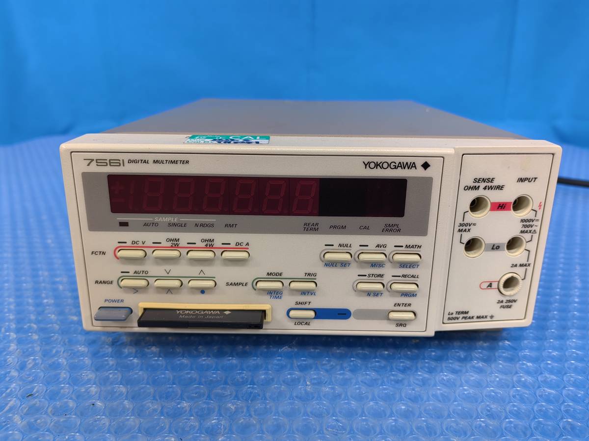その他 6-1/2 Digital Multimeter_YOKOGAWA 7561 DM7560 Digital Multimeter 6.5 Digit | Yokogawa Test &amp