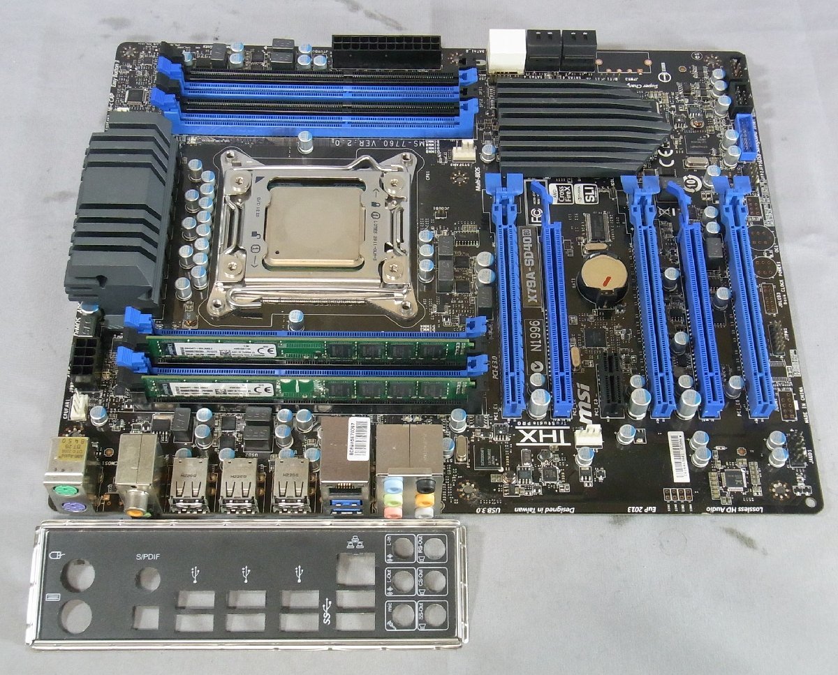 動作品 マザーボード MSI X79A-SD40 LGA2011 #22mb マザーボード MSI X79A-SD40 (8D) LGA2011 ジャンク P60492