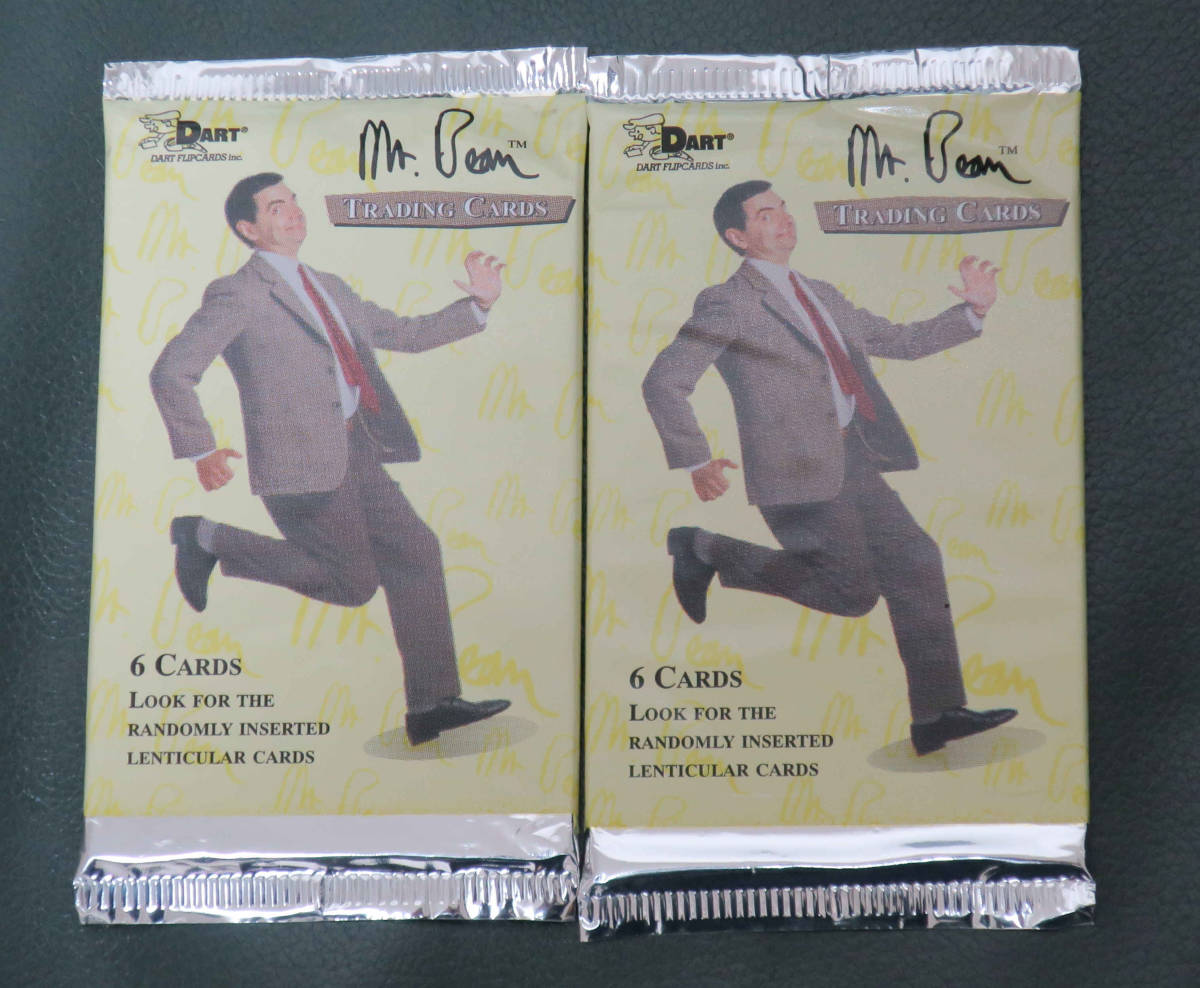 トレーディングカード　未開封　ミスタービーンMister Beanトレカ5パック 目立った傷や汚れなし】【トレカ未開封パック】ミスタービーン