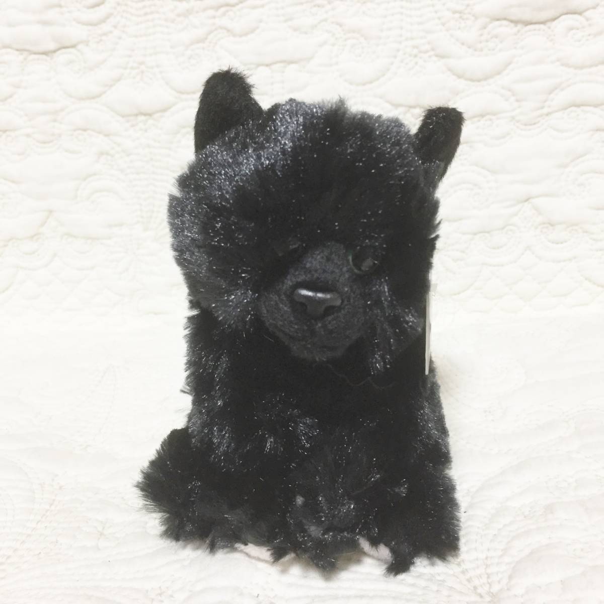 犬 ぬいぐるみ 大きい リアル 新品]ケーセン黒柴犬 しば犬 イヌ