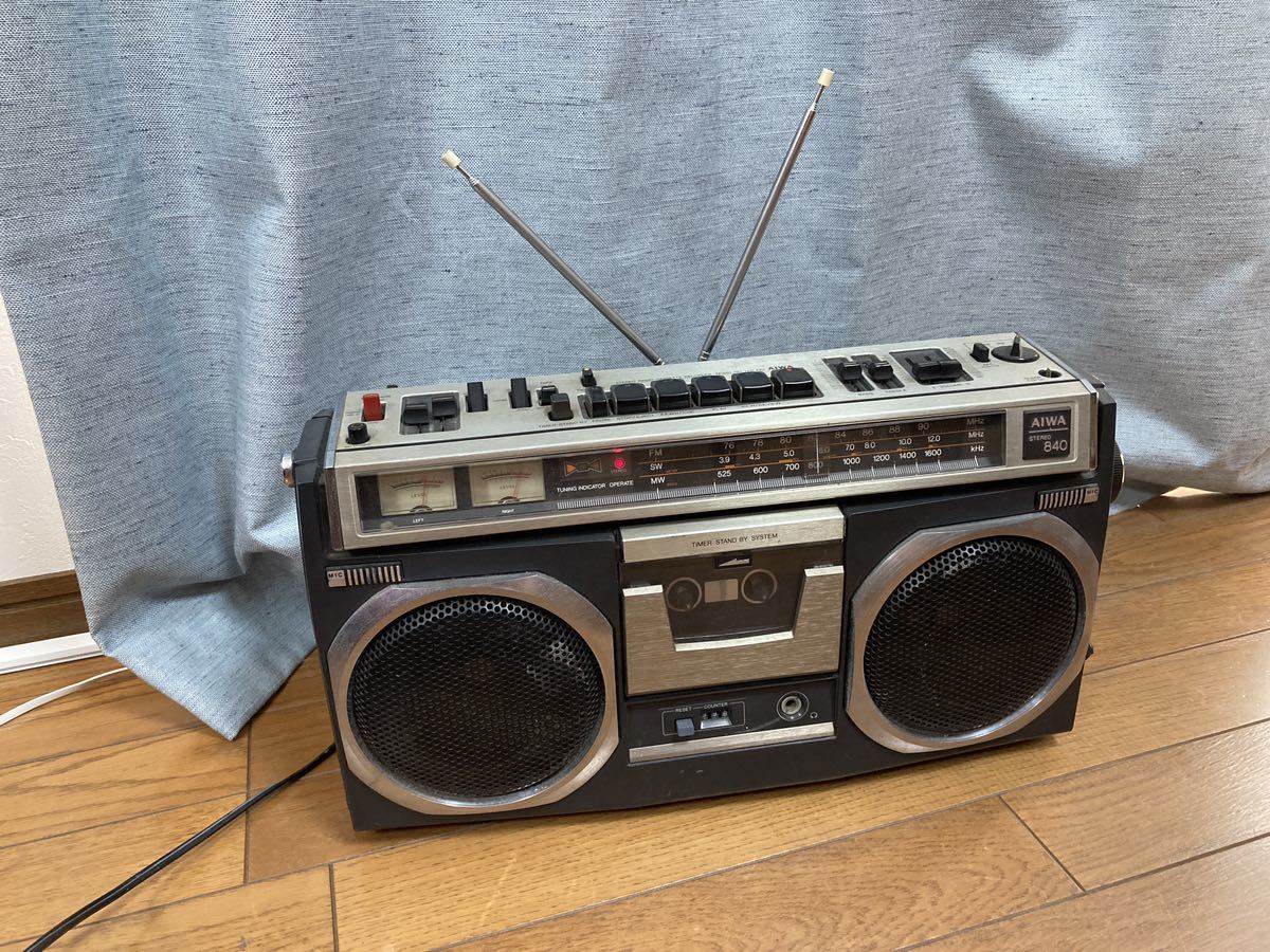 AIWA アイワ 3バンドステレオラジカセ TPR-840 レトロ