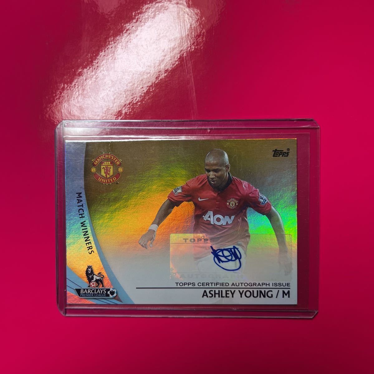目立った傷や汚れなし】2013-14 Topps Premier Gold Ashley Young