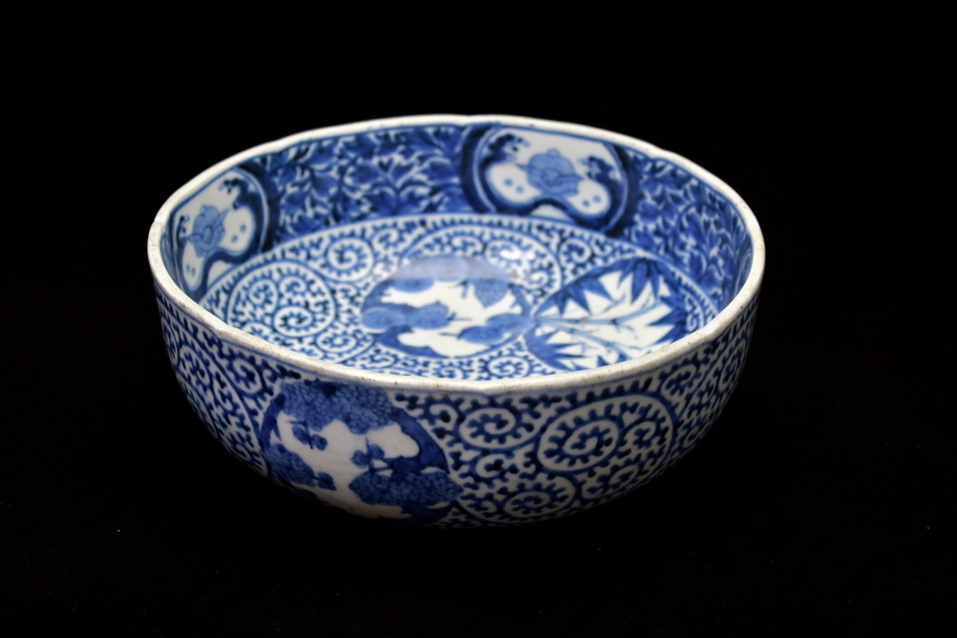 古伊万里 花唐草 うさぎ 大鉢 【公式通販】