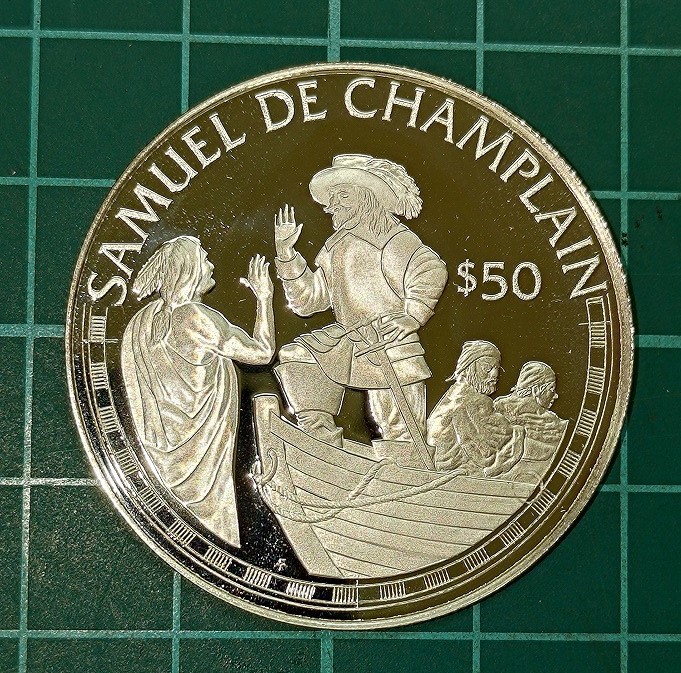 フランクリンミント社 クック諸島 Cook Islands 50ドル銀貨 1988