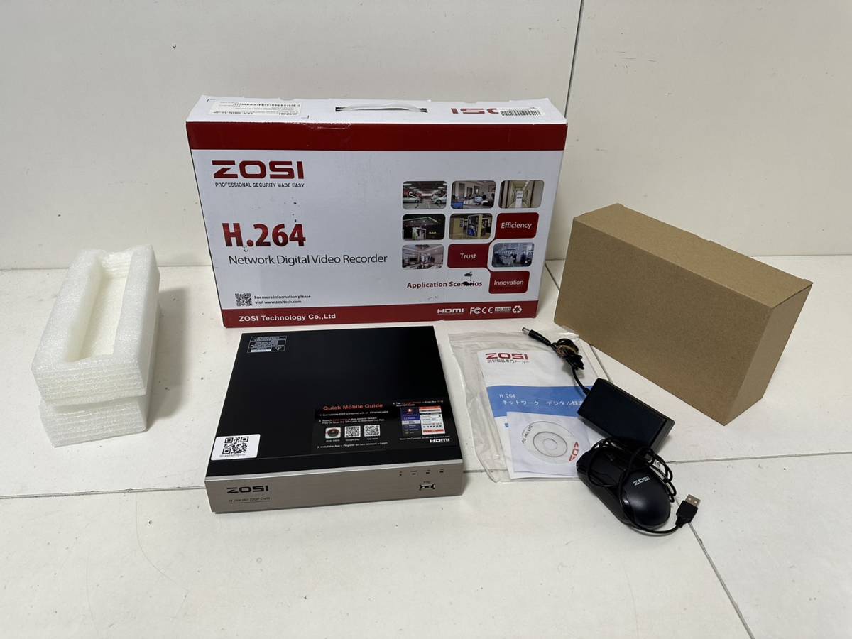 【やや傷や汚れあり】【ZOSI 防犯用ネットワークデジタルビデオレコーダー 本体 H.264 HD 1080P DVR】の落札情報詳細