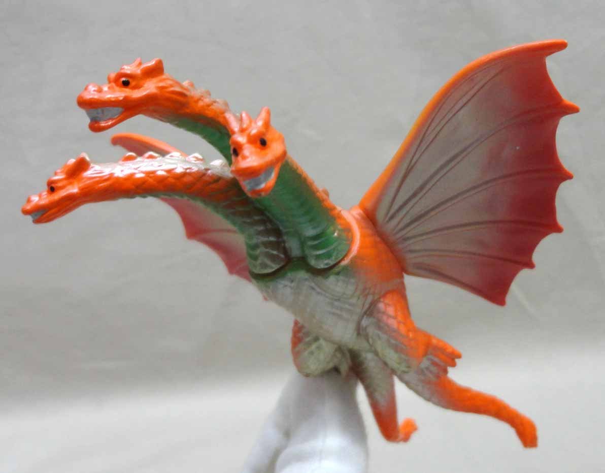 キングギドラ ブルマァク 当時物 ソフビ 当時物 キングギドラ ミドルサイズ ソフビ ブルマァク マルサン