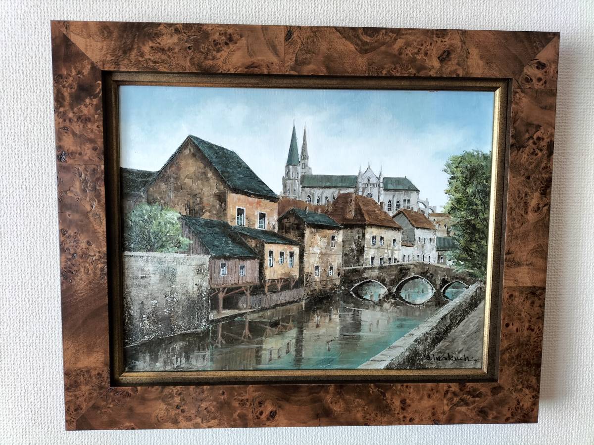 目立った傷や汚れなし】【真作保証】井口由多可 「シャルトル