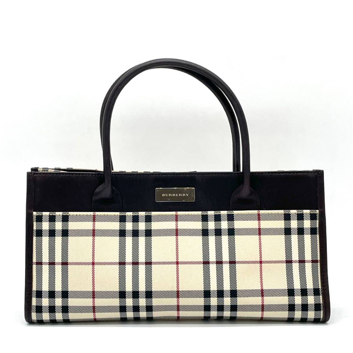 バーバリー　ハンドバッグ　ミニトート　ノバチェック バーバリー ノバチェックミニトートバッグの買取実績 | 買取専門店さすがや