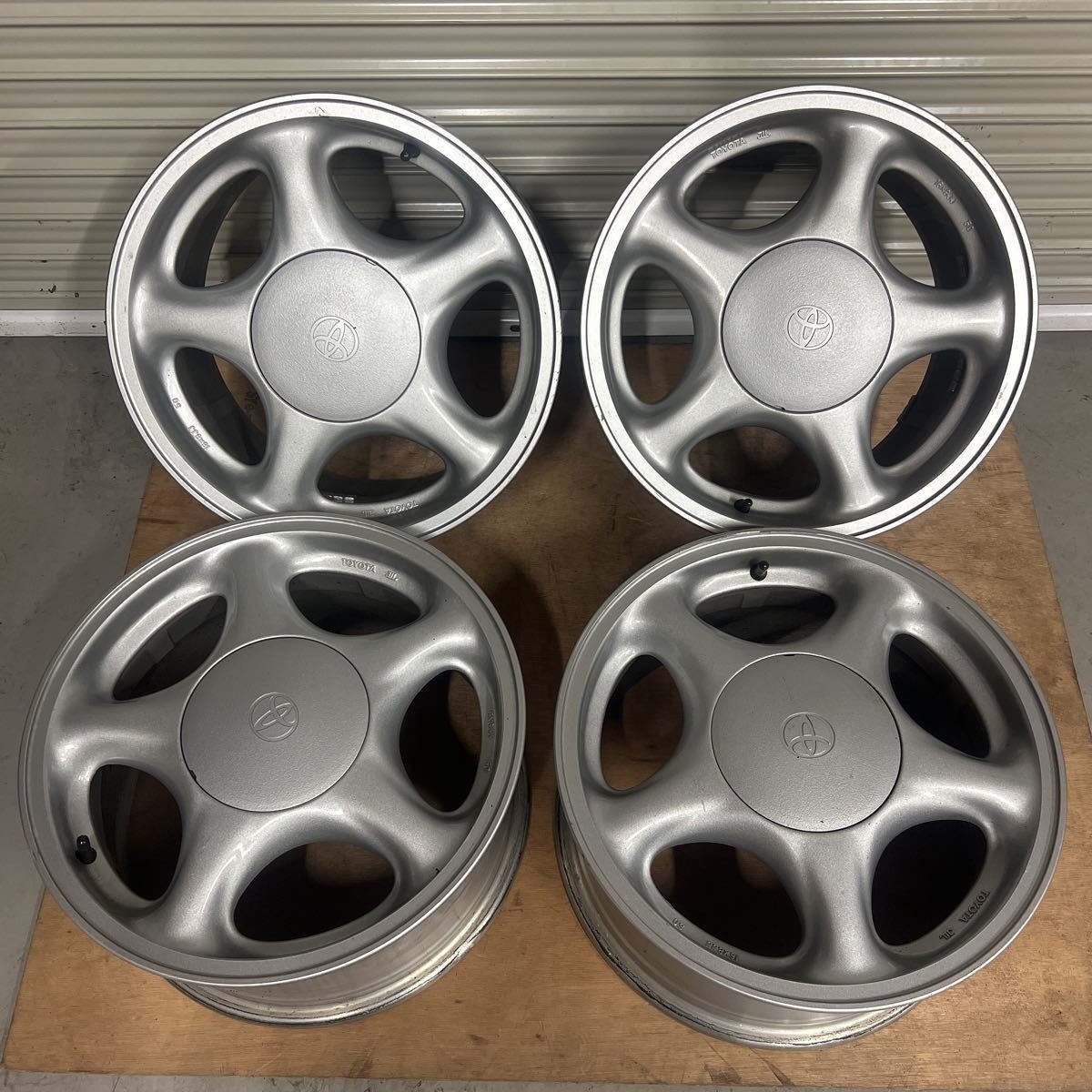 80スープラ 純正ホイール　16インチ　8J +50 5穴 114.3 流用 TOYOTA トヨタ スープラ JZA80 純正 16インチ ホイール 4本 8J