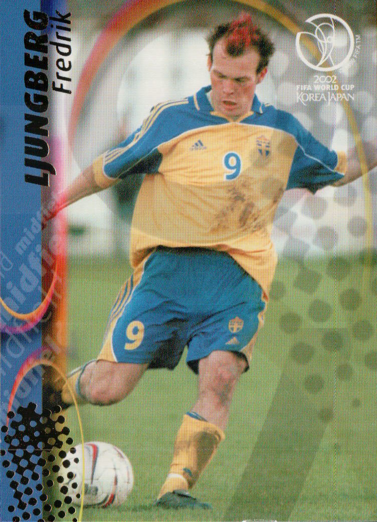 サッカー・スウェーデン代表 ユングベリ（LJUNGBERG） 9番 未使用に近い】スウェーデン代表 フレデリック・ユングベリ PANINI