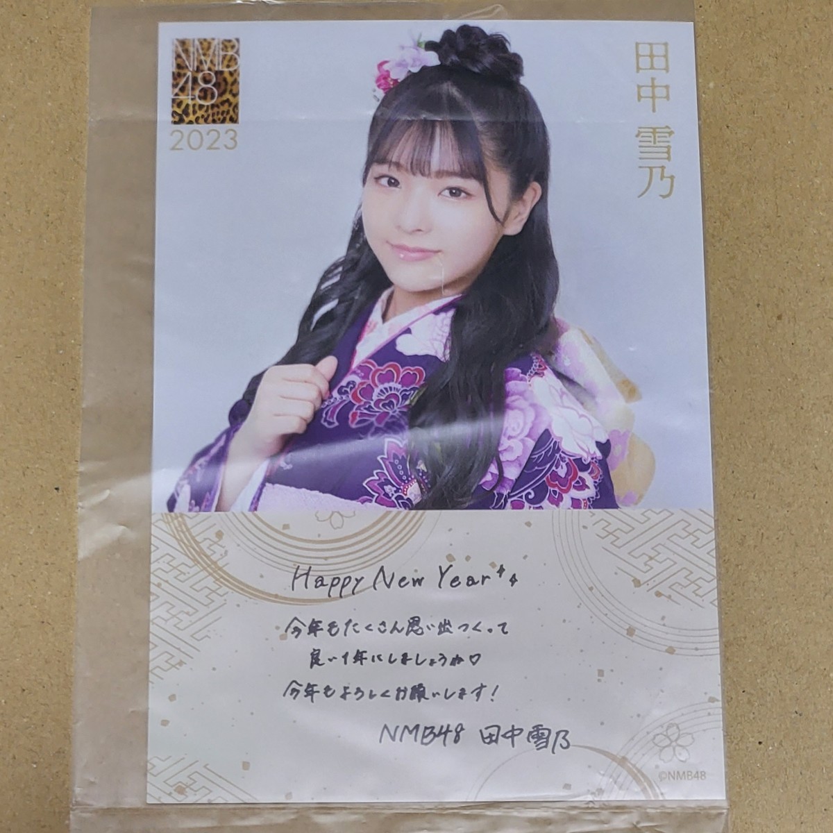 目立った傷や汚れなし】NMB48 田中雪乃 2023 福袋 ポストカードの落札 