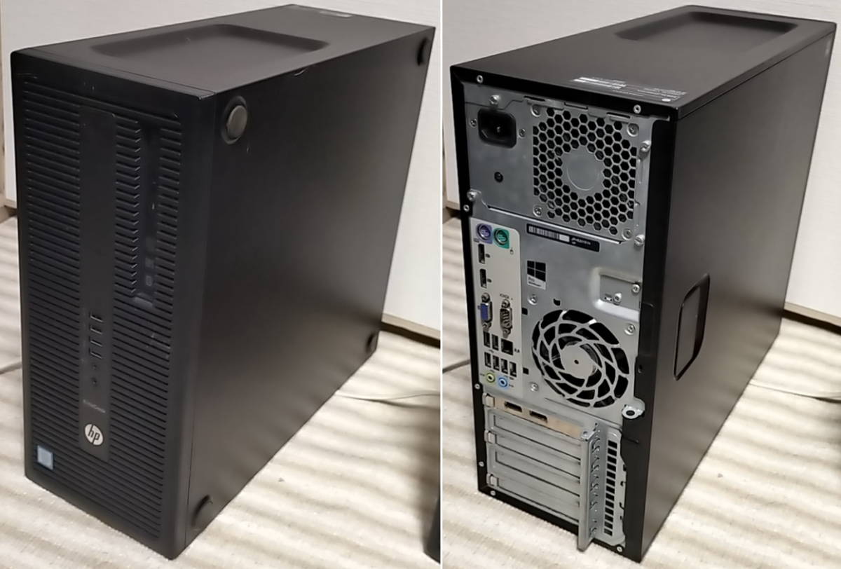 やや傷や汚れあり】速い！HP EliteDesk 800 G2 TWR/i7-6700/4GB