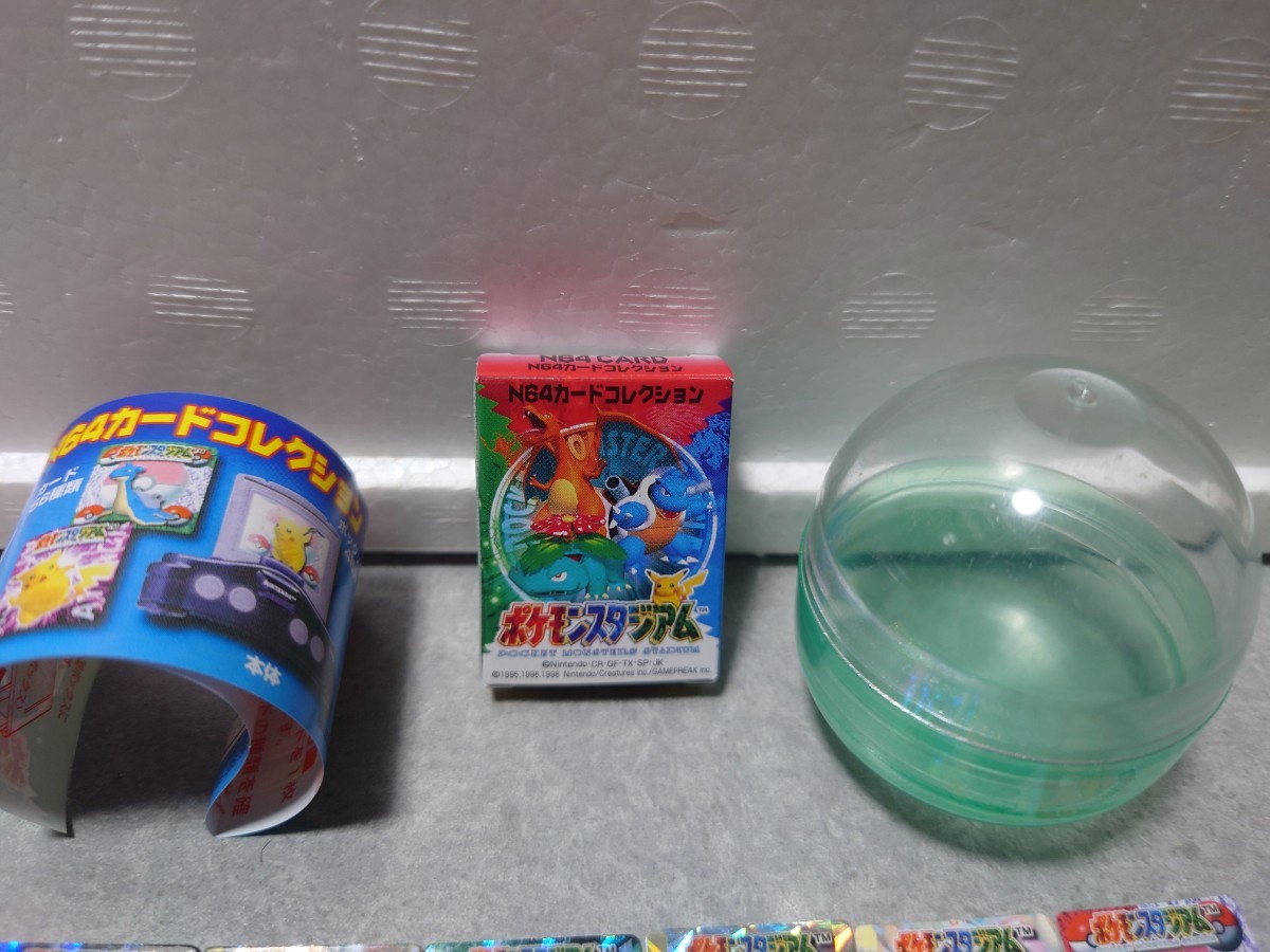 未使用に近い】ポケモンスタジアム N64カードコレクション 1998年製造