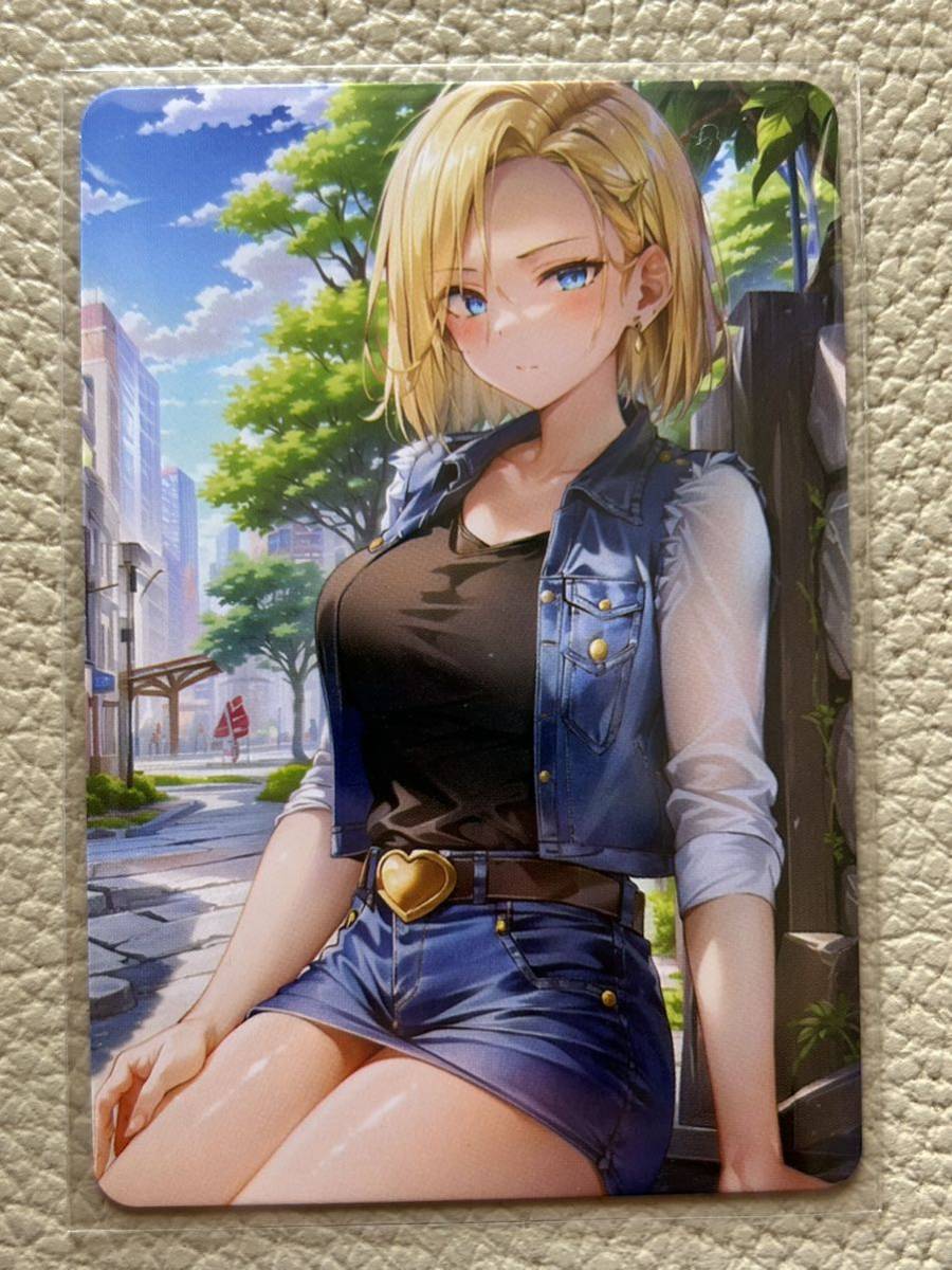 未使用】送料無料 ドラゴンボール セクシーカード 人造人間18号 海外製