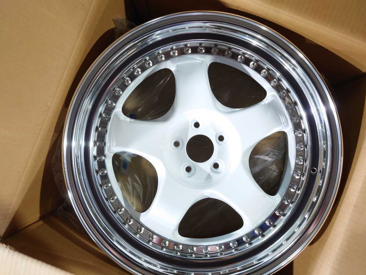 19インチ ホイールセット 4本 pcd100 プリウス（VOLTEC 19インチ 