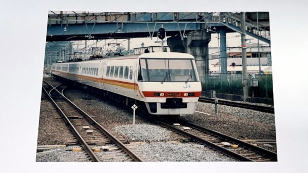 やや傷や汚れあり】鉄道写真プリント 381系スーパーくろしお用パノラマ