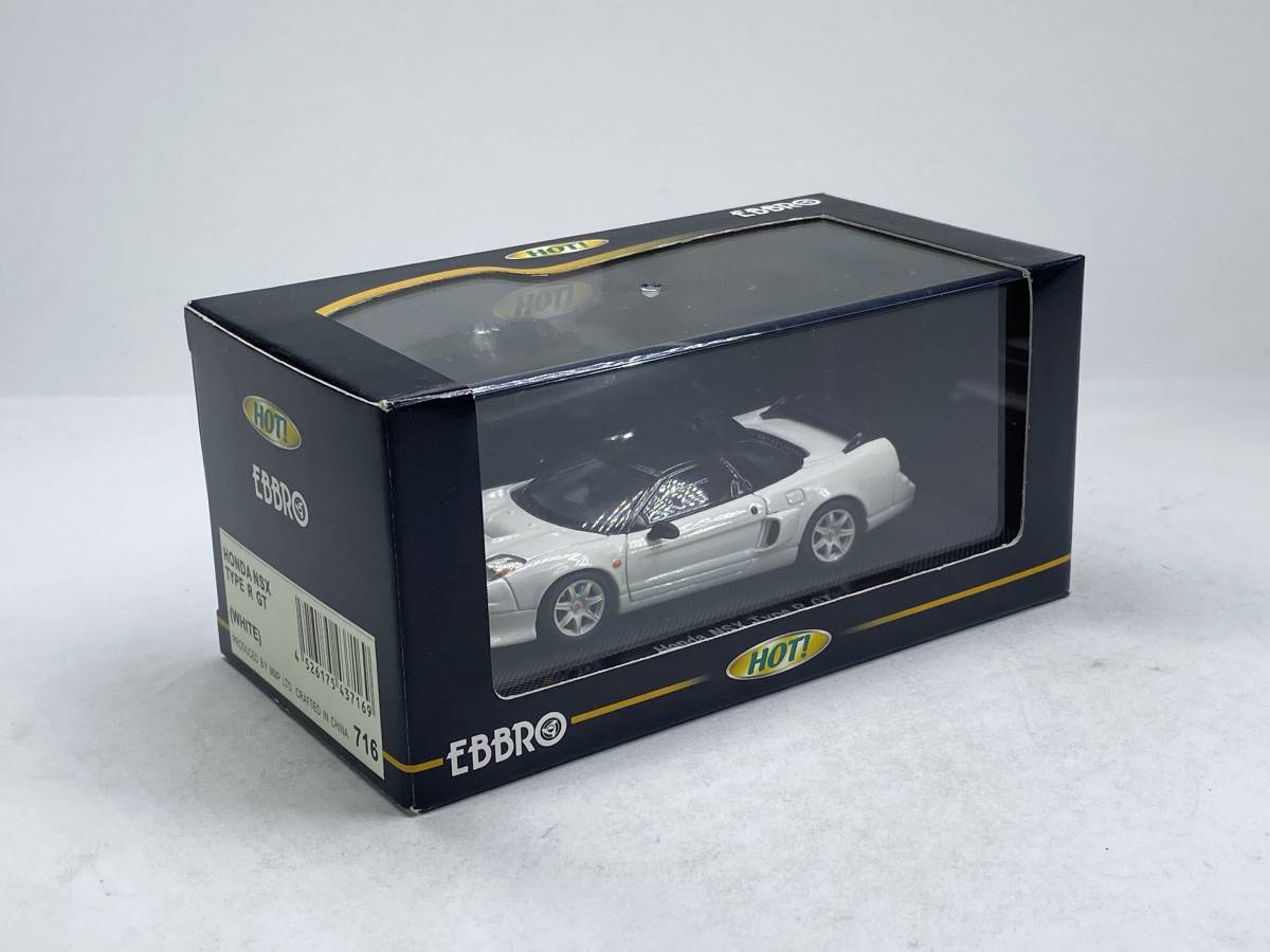 EBBRO 430023 HONDA NSX TYPE R 1998 - WHITE 1:43