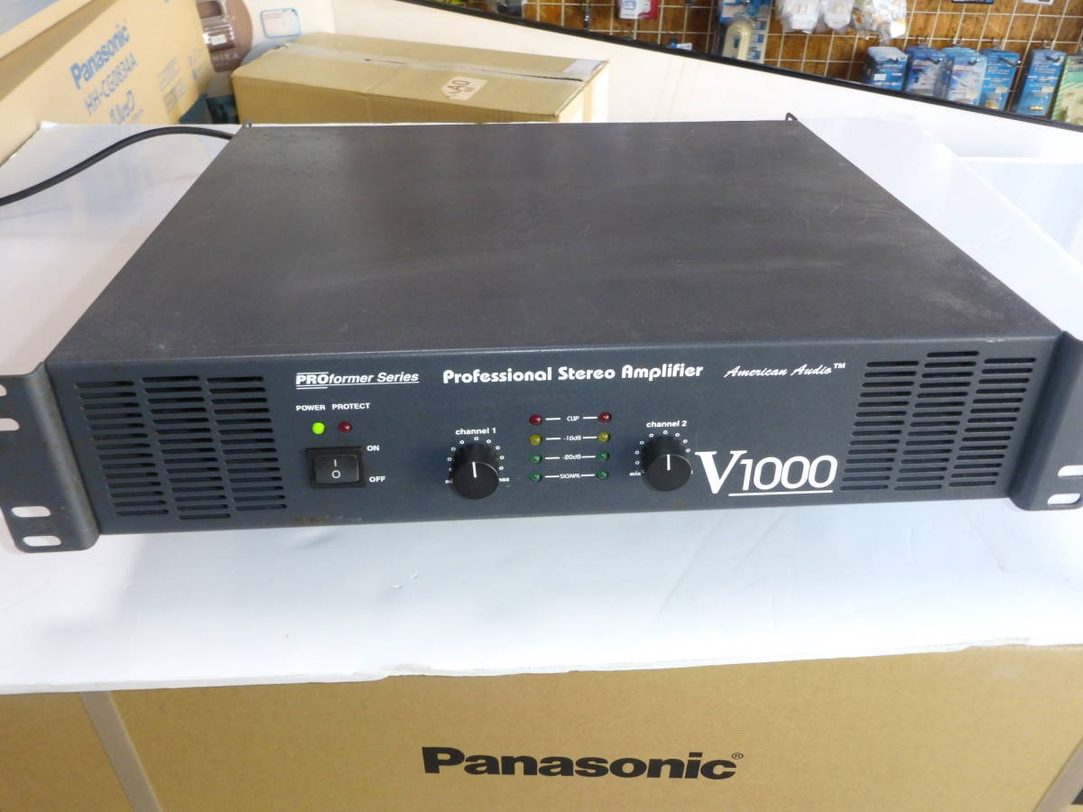 パワーアンプ AMERICAN AUDIO V4000plus