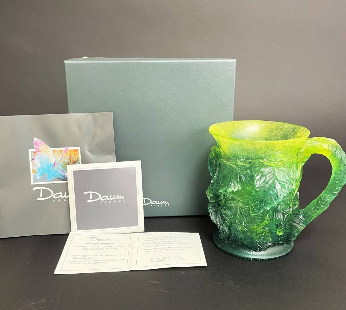 キリンコレクターズグラス Daum ドーム クリスタル ビアマグ ジョッキ