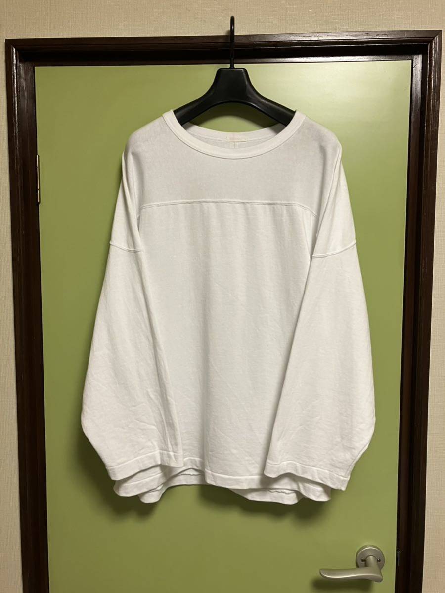 COMOLI 23ssフットボールT White size2 COMOLI（コモリ）フットボール