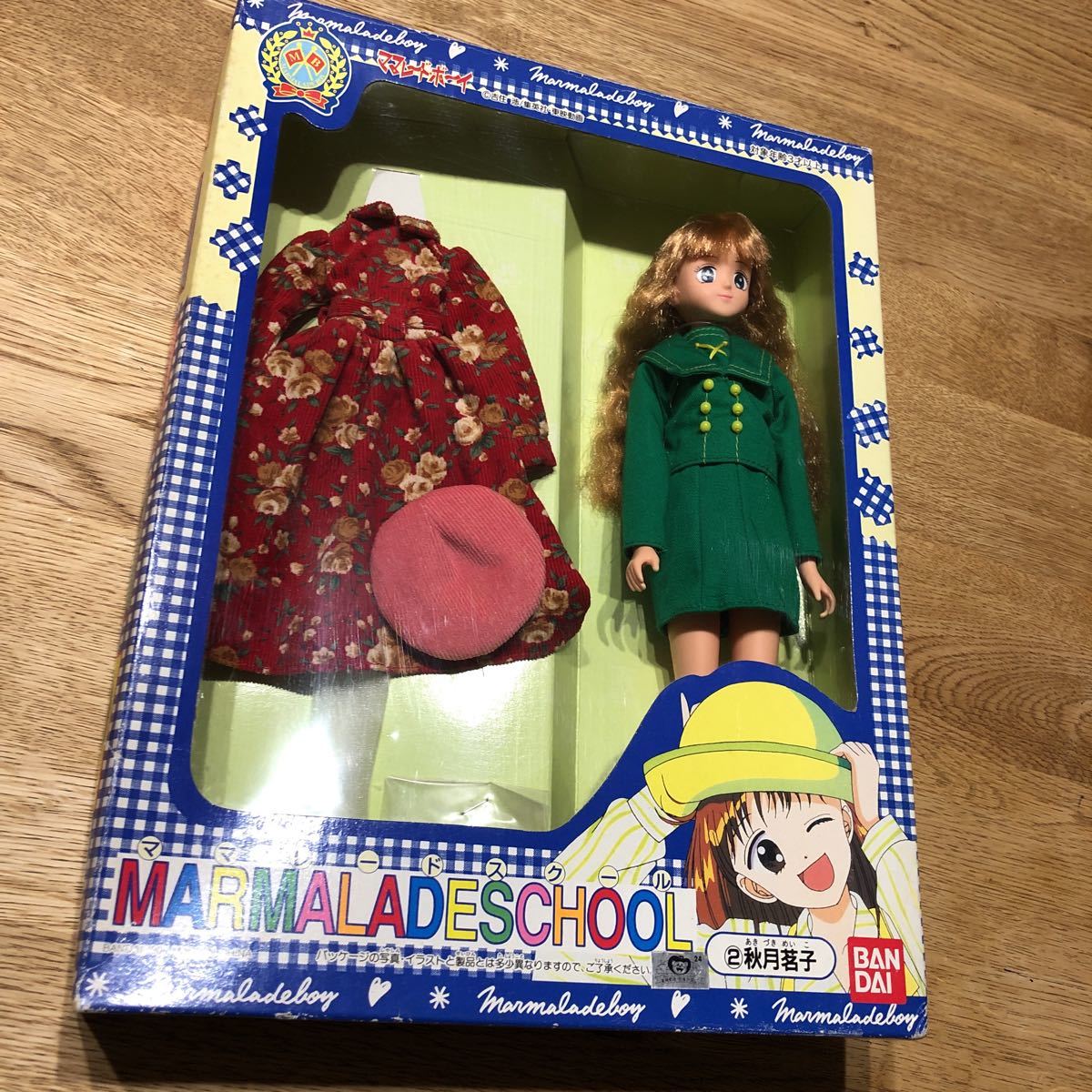 【未使用に近い】(未使用)ママレードボーイ 1994年 ママレードスクール②秋月茗子 フィギュア 人形 リカちゃん人形