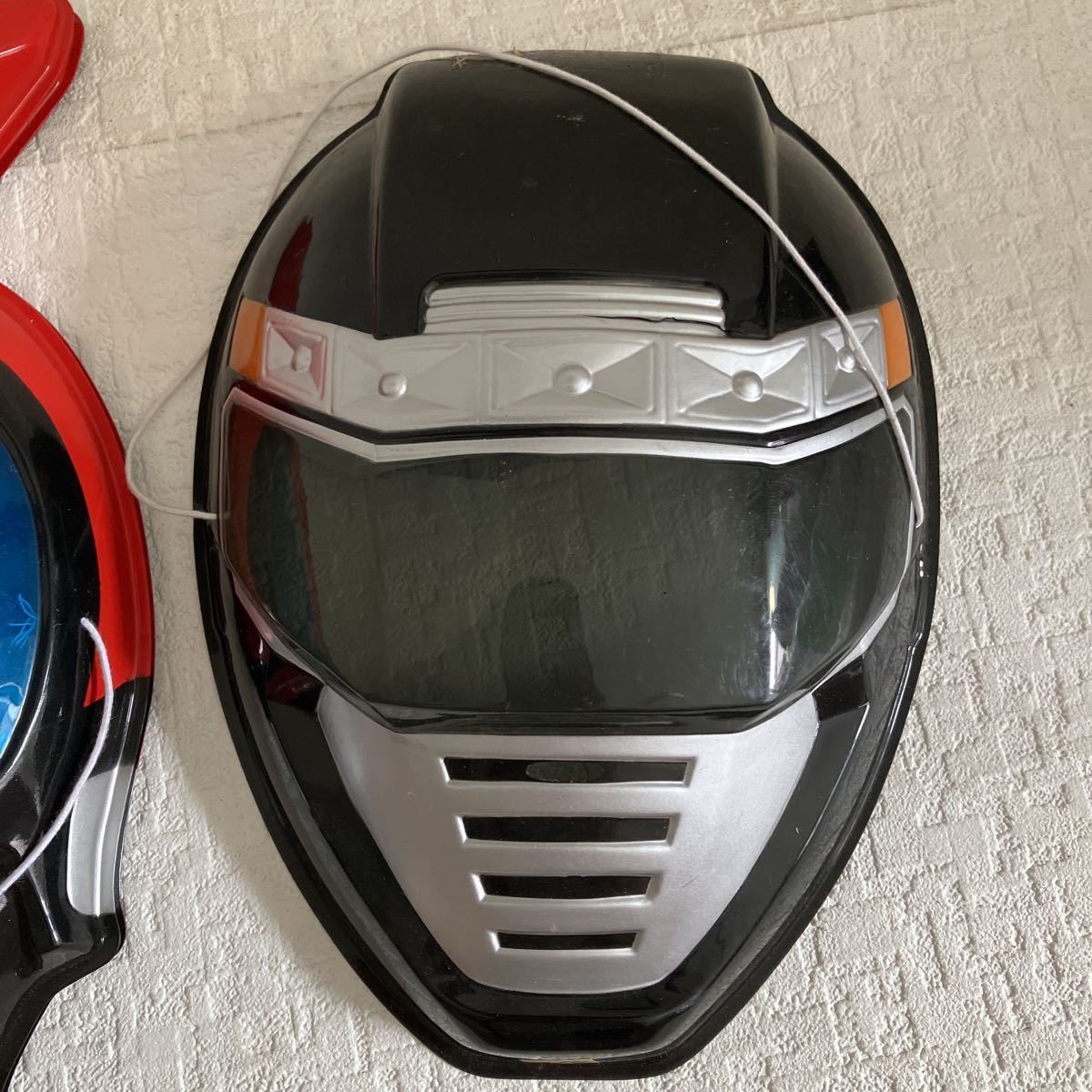 やや傷や汚れあり】e771-60 お面 3個 セット 仮面ライダーカブト 轟轟